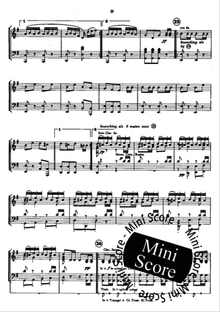 Wilhelm Tell/Guillaume Tell Concert Band scores gallery preview page 27