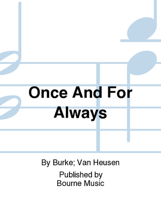 Book cover for Once And For Always