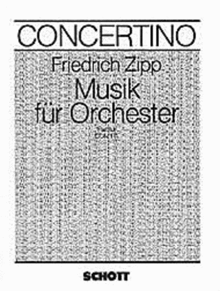 Musik Fur Orchester Score