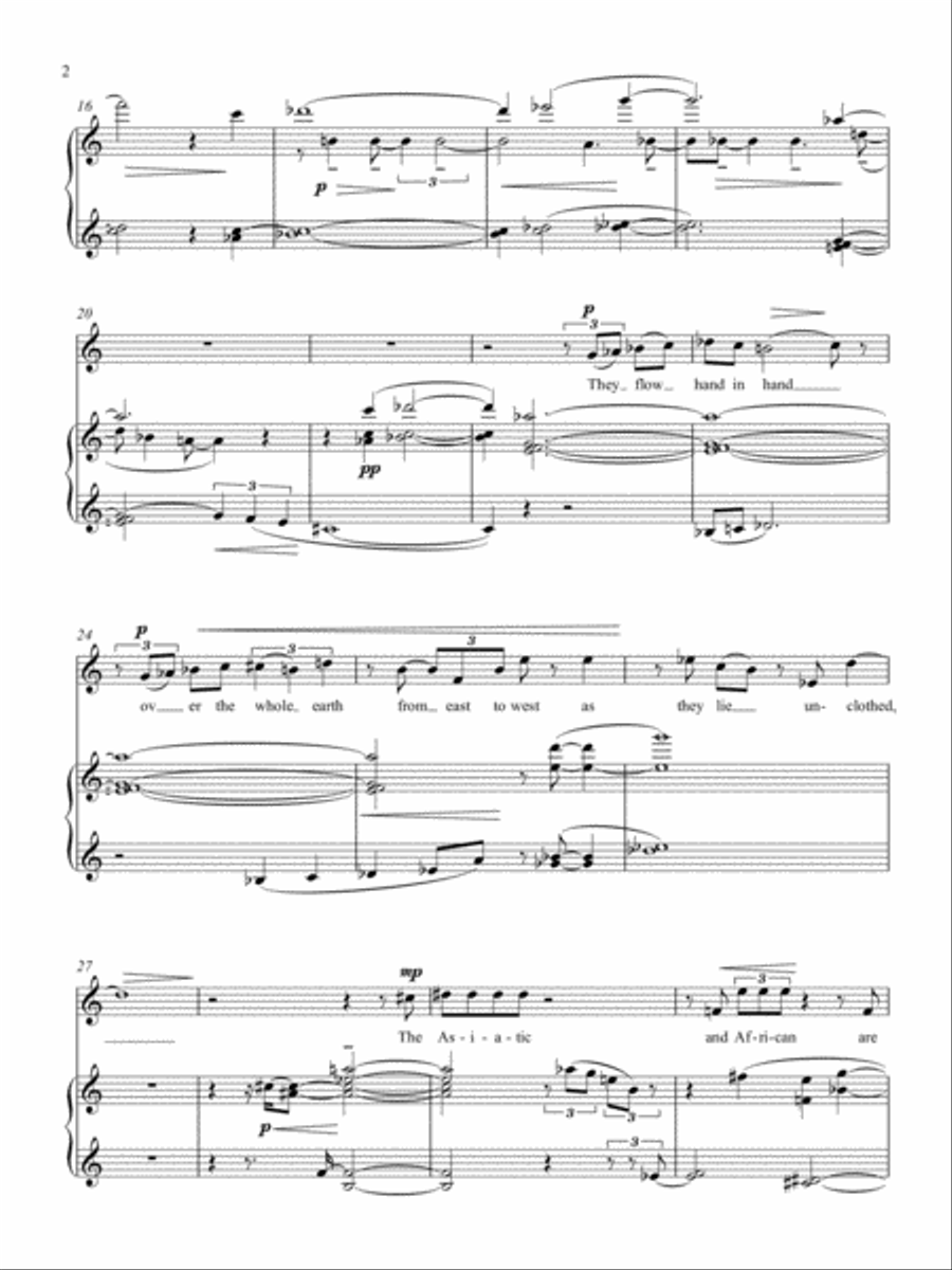 [Liptak] The Sleepers (Piano Reduction) High Voice scores gallery preview page 6