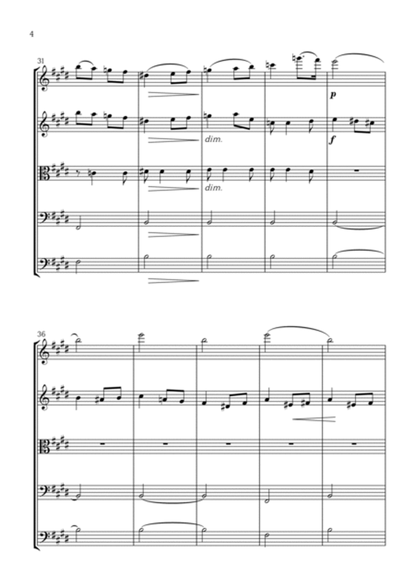 Salut d'Amour (Op. 12) - String Quintet image number null