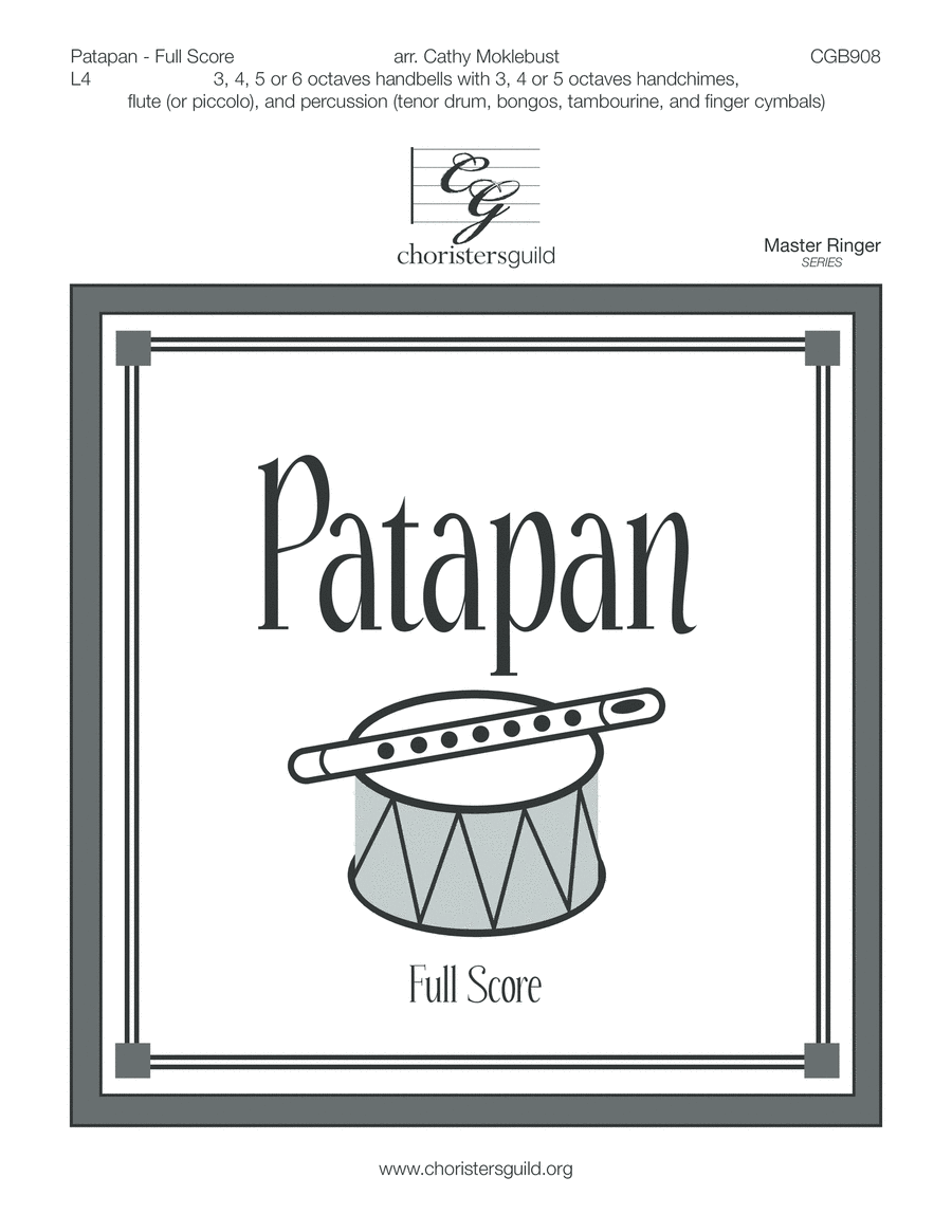 Patapan - Full Score Handbell Choir scores gallery preview page 1