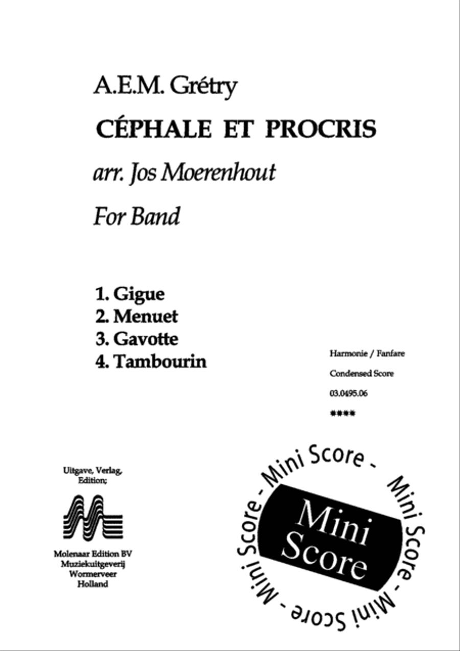 Cephale et Procris Cephale et Procris Fanfare Band scores gallery preview page 3