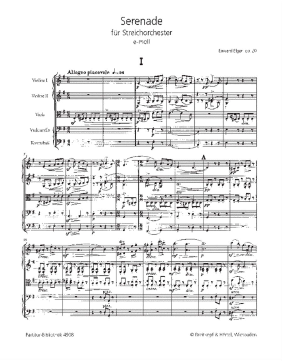 Serenade in E minor Op. 20 String Orchestra scores gallery preview page 2