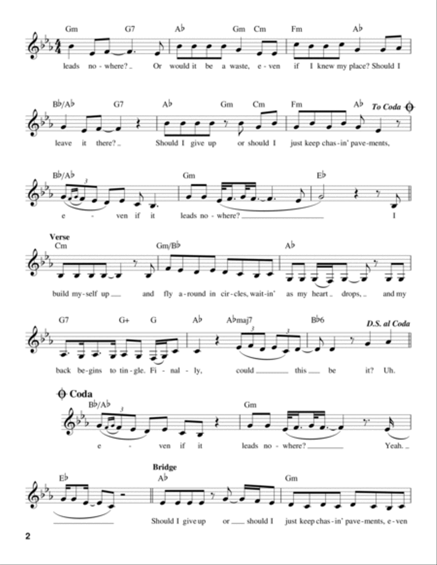 Chasing Pavements Voice scores gallery preview page 2