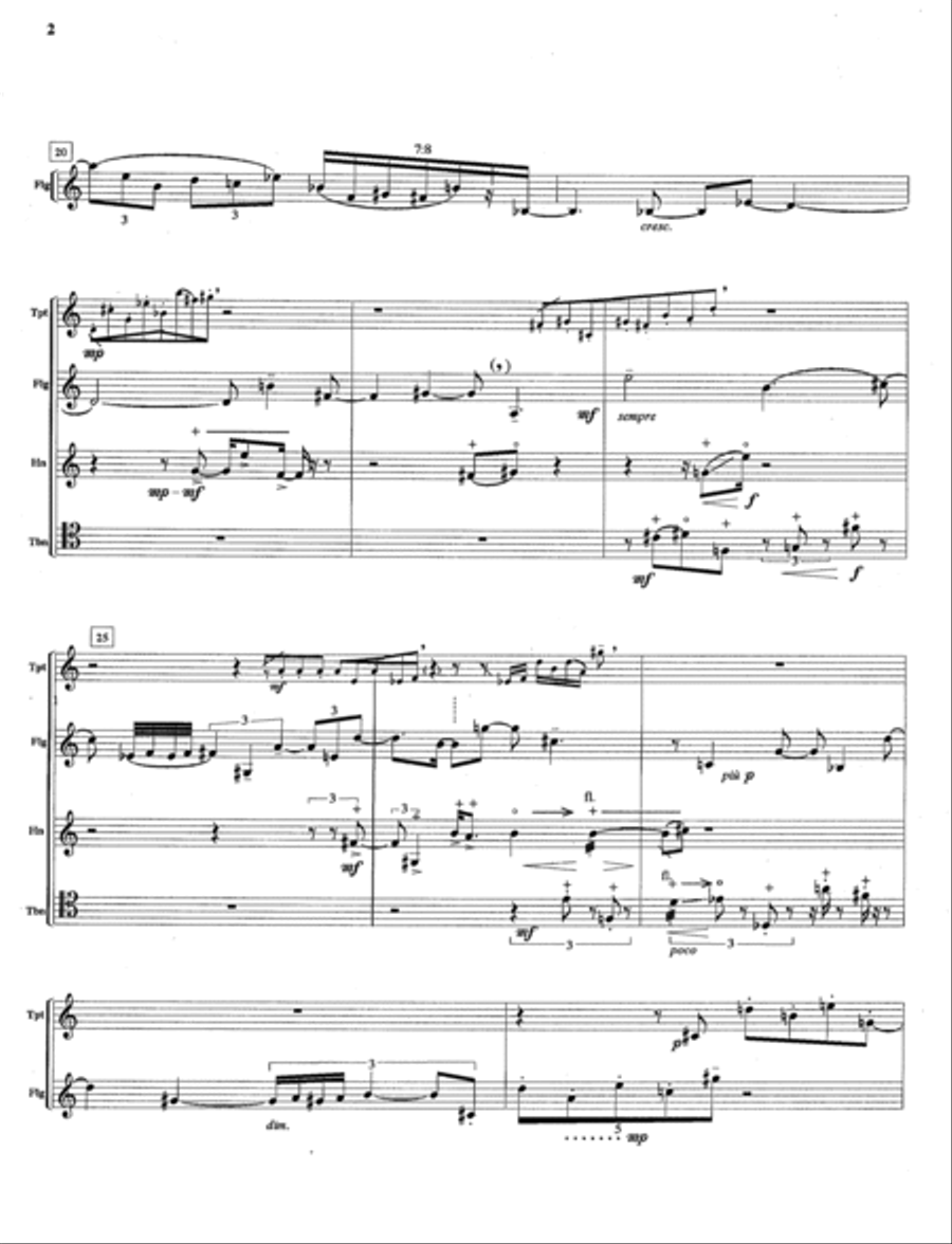 [Fennelly] Locking Horns Brass Ensemble scores gallery preview page 6