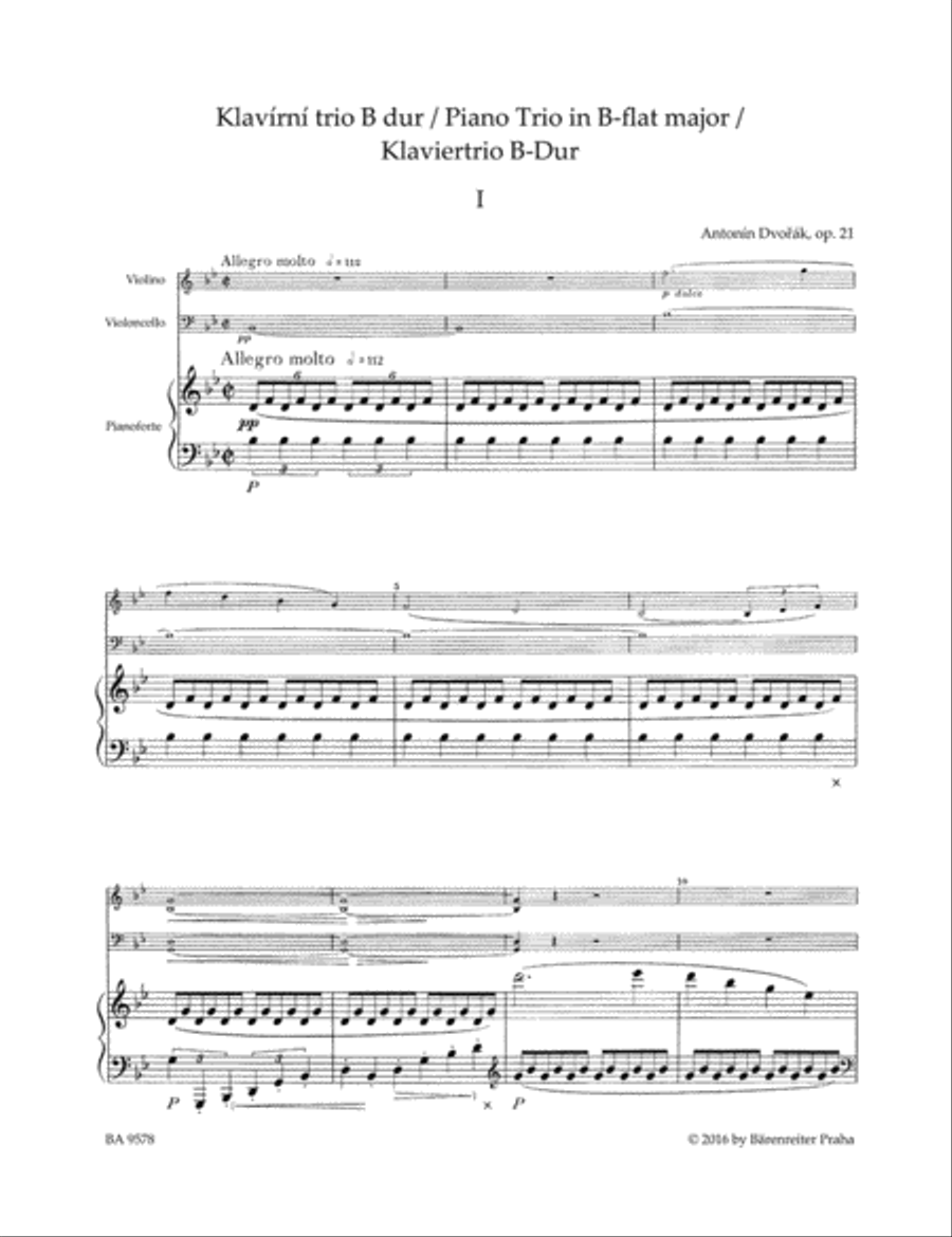 Piano Trio B-flat major op. 21 Piano Trio scores gallery preview page 2
