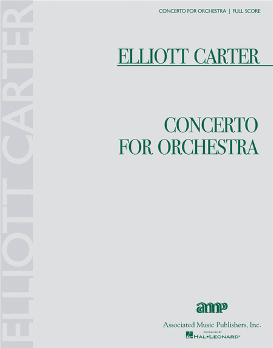 Concerto for Orchestra Concerto for Orchestra Orchestra scores gallery preview page 1