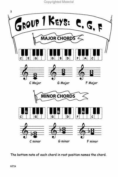 Bastien Theory Boosters: Minor Chords