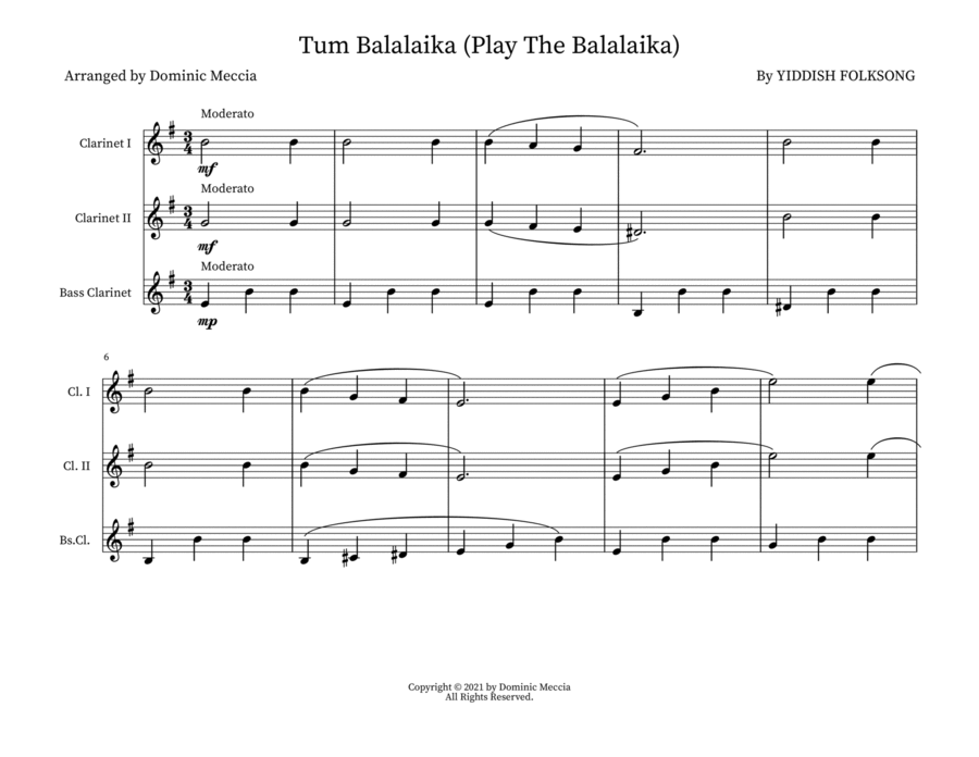 Tum Balalaika (Play The Balalaika)