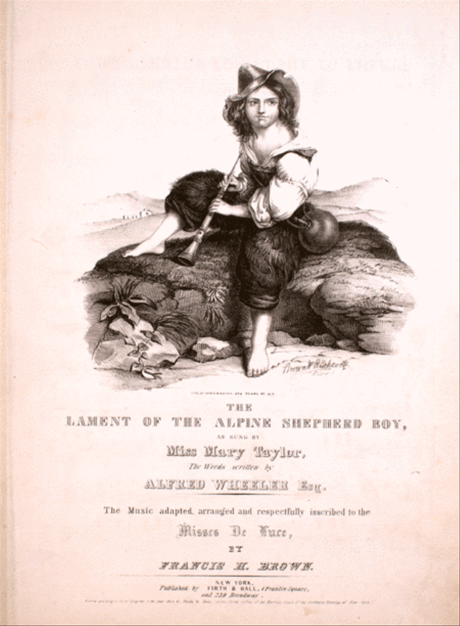 The Lament of the Alpine Shepherd Boy Voice scores gallery preview page 1