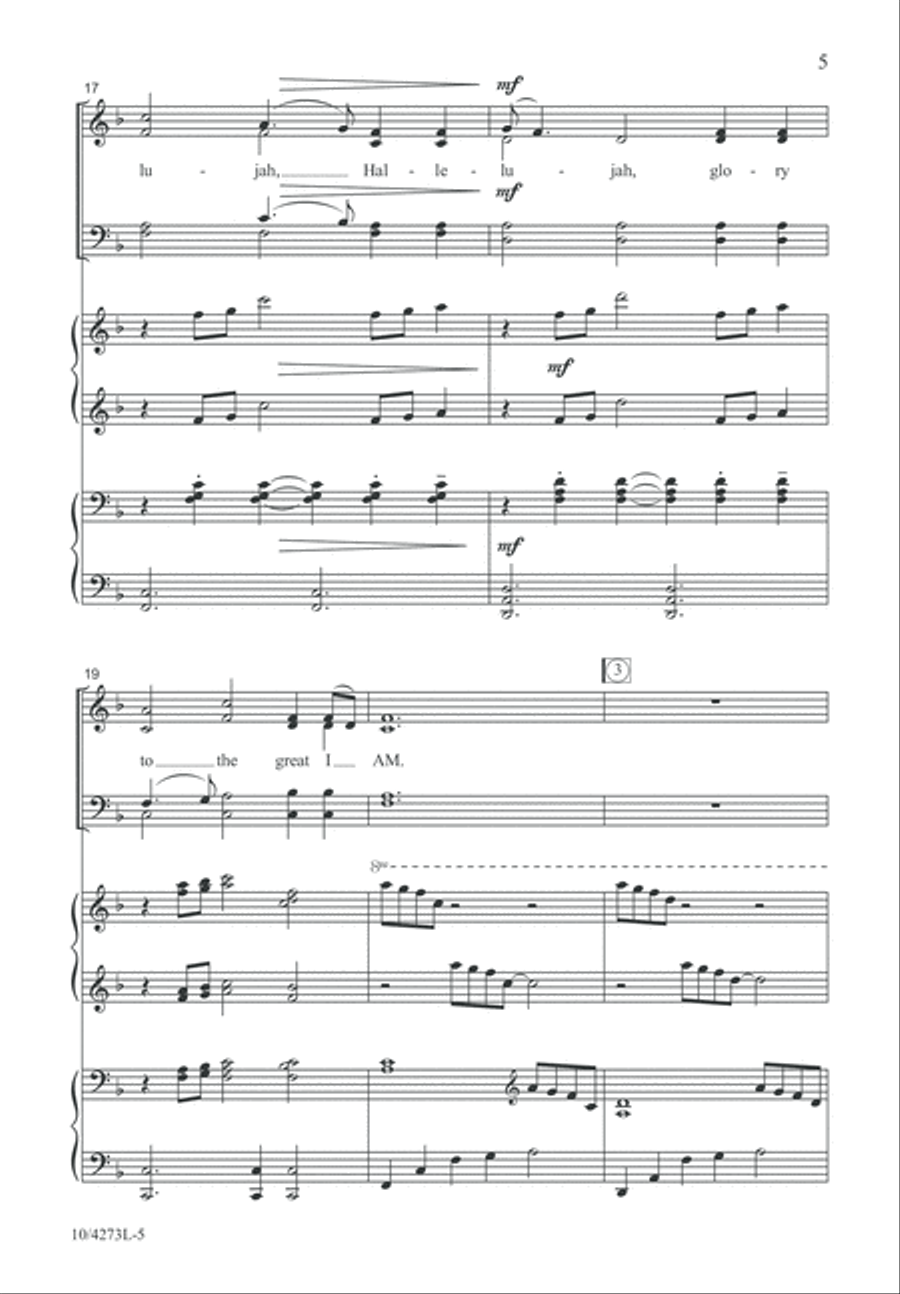 Hark, I Hear the Harps Eternal 4-Part scores gallery preview page 6