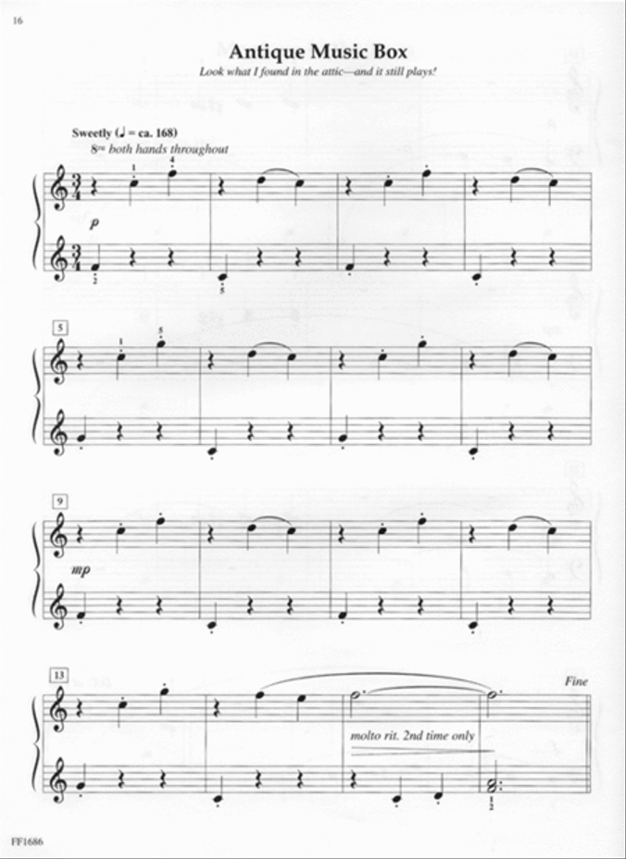 Stories in Sound, Book 1 Easy Piano scores gallery preview page 2