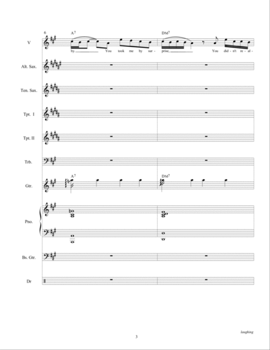 Laughing Tenor Saxophone scores gallery preview page 5