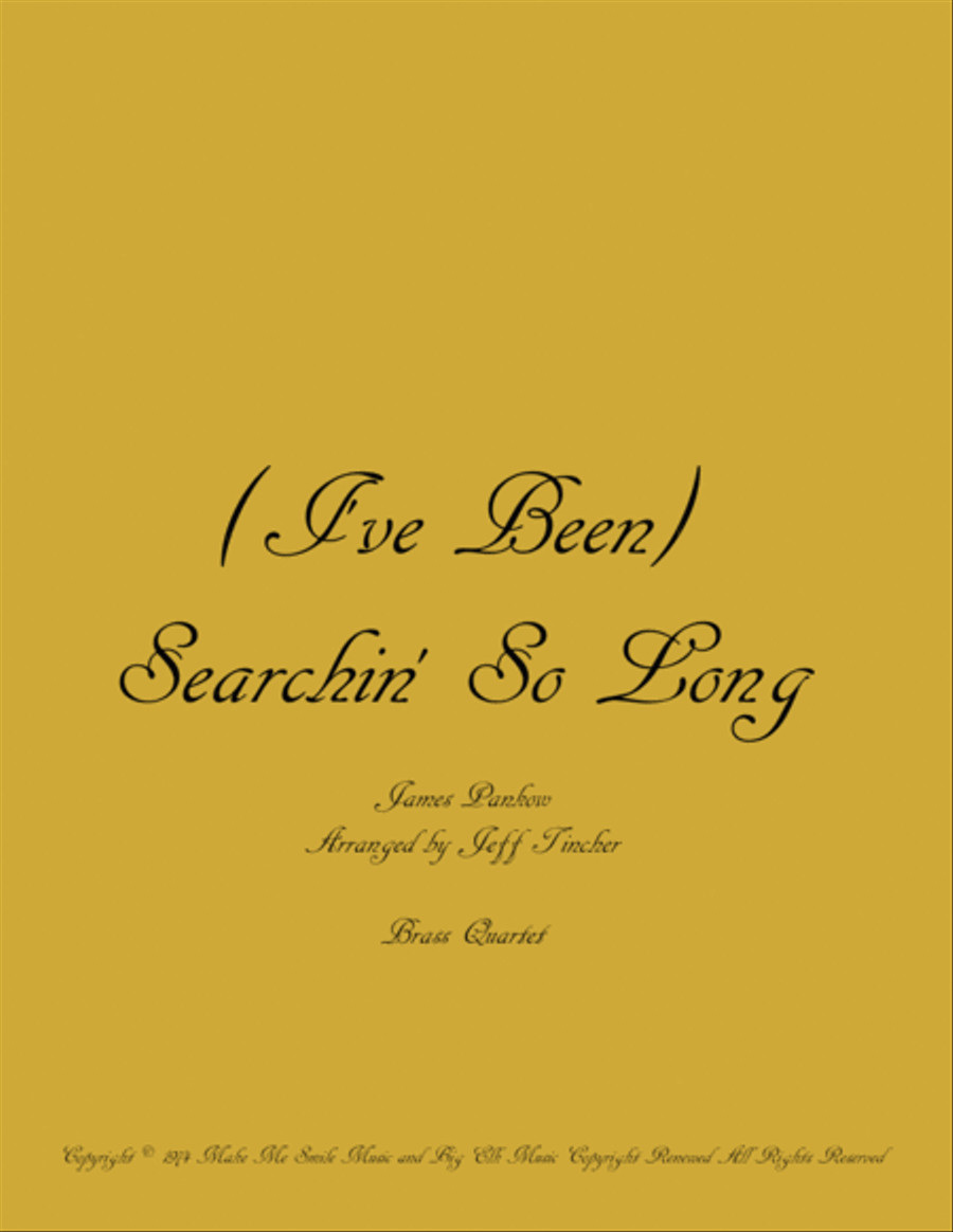 (i've Been) Searchin' So Long Brass Ensemble scores gallery preview page 1