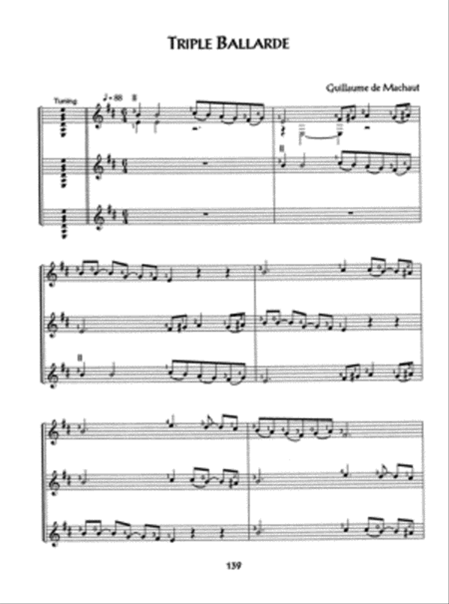 Complete Anthology of Medieval & Renaissance Music for Guitar Classical Guitar scores gallery preview page 2