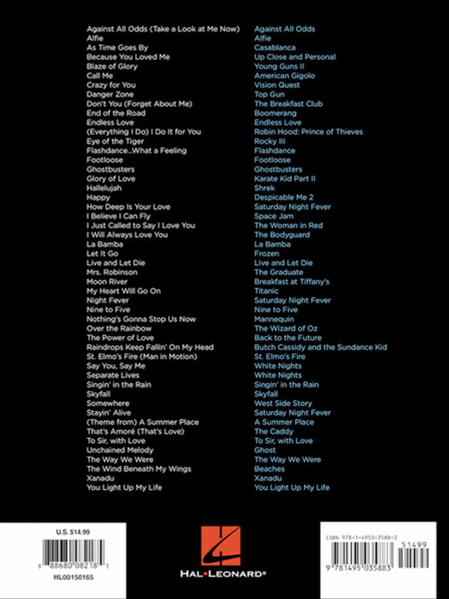 First 50 Movie Songs You Should Play on the Piano Easy Piano scores gallery preview page 6