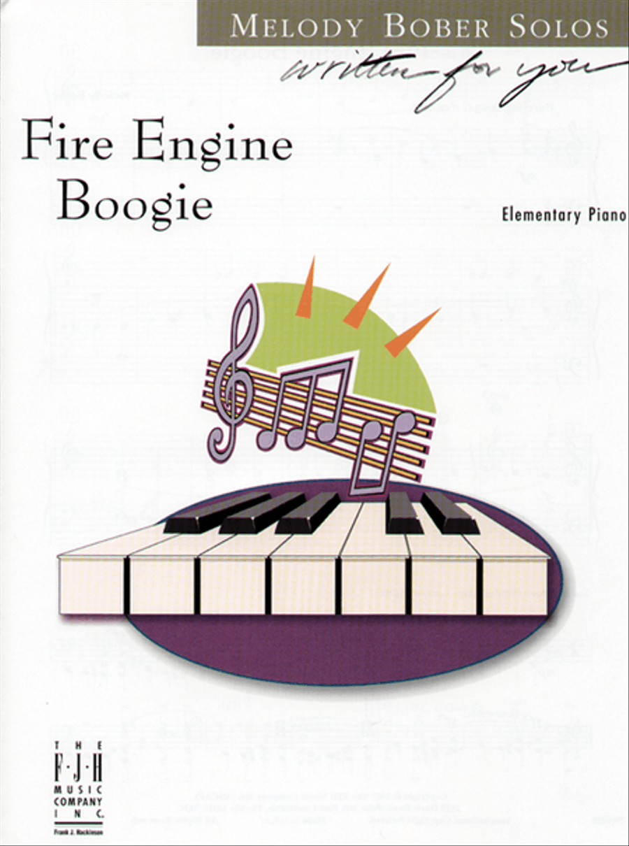 Fire Engine Boogie Fire Engine Boogie Easy Piano scores gallery preview page 1