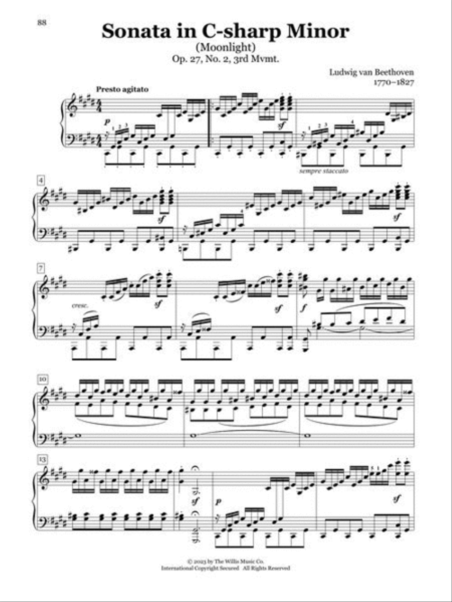 Masterpieces for the Modern Pianist Piano scores gallery preview page 8