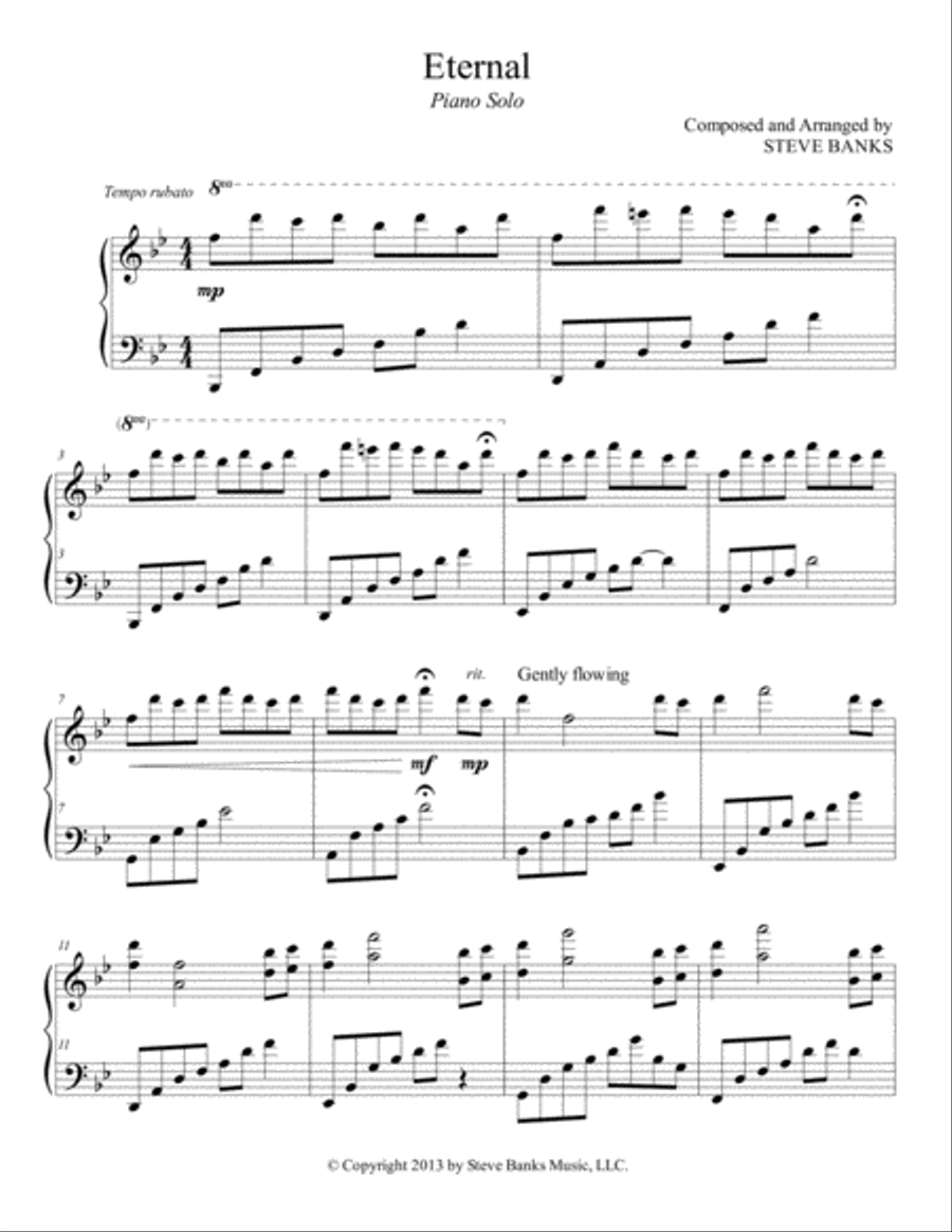 Eternal - Piano Solo Piano Solo scores gallery preview page 2