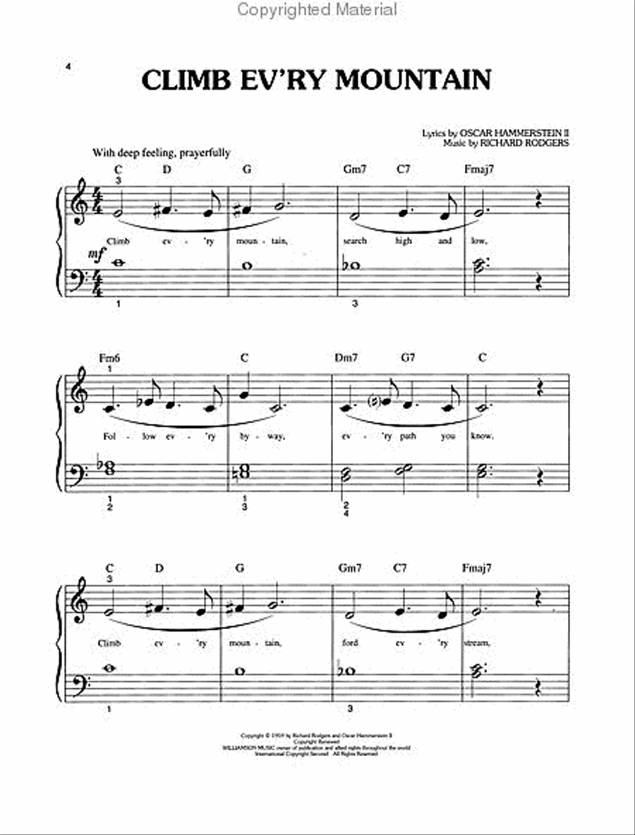The Sound of Music Voice scores gallery preview page 2