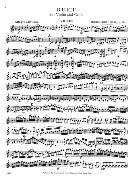 Duet In C Major, Opus 31, No. 1