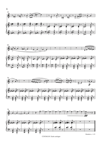 Carson Cooman - Suite antique (2008) for trumpet and Harpsichord