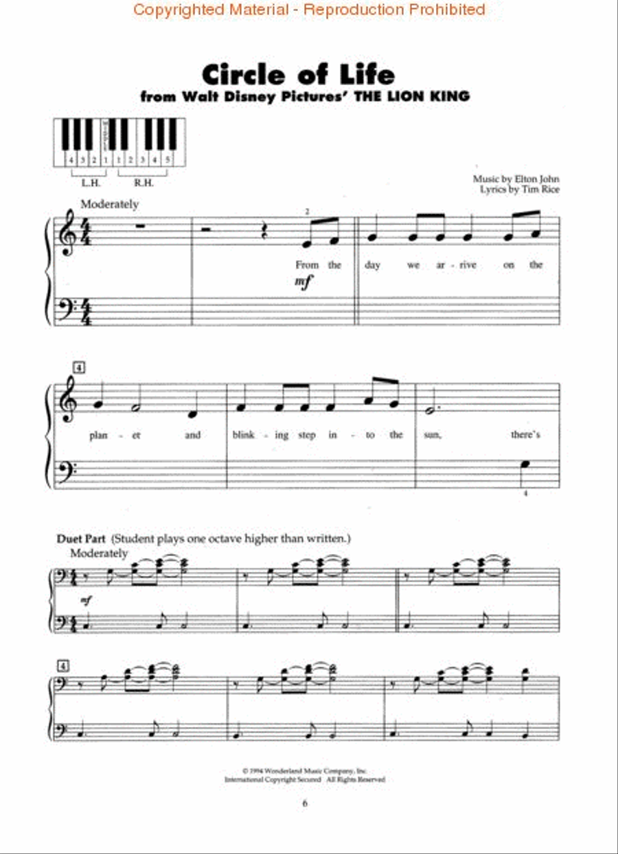Disney Delights Disney Delights Easy Piano scores gallery preview page 3