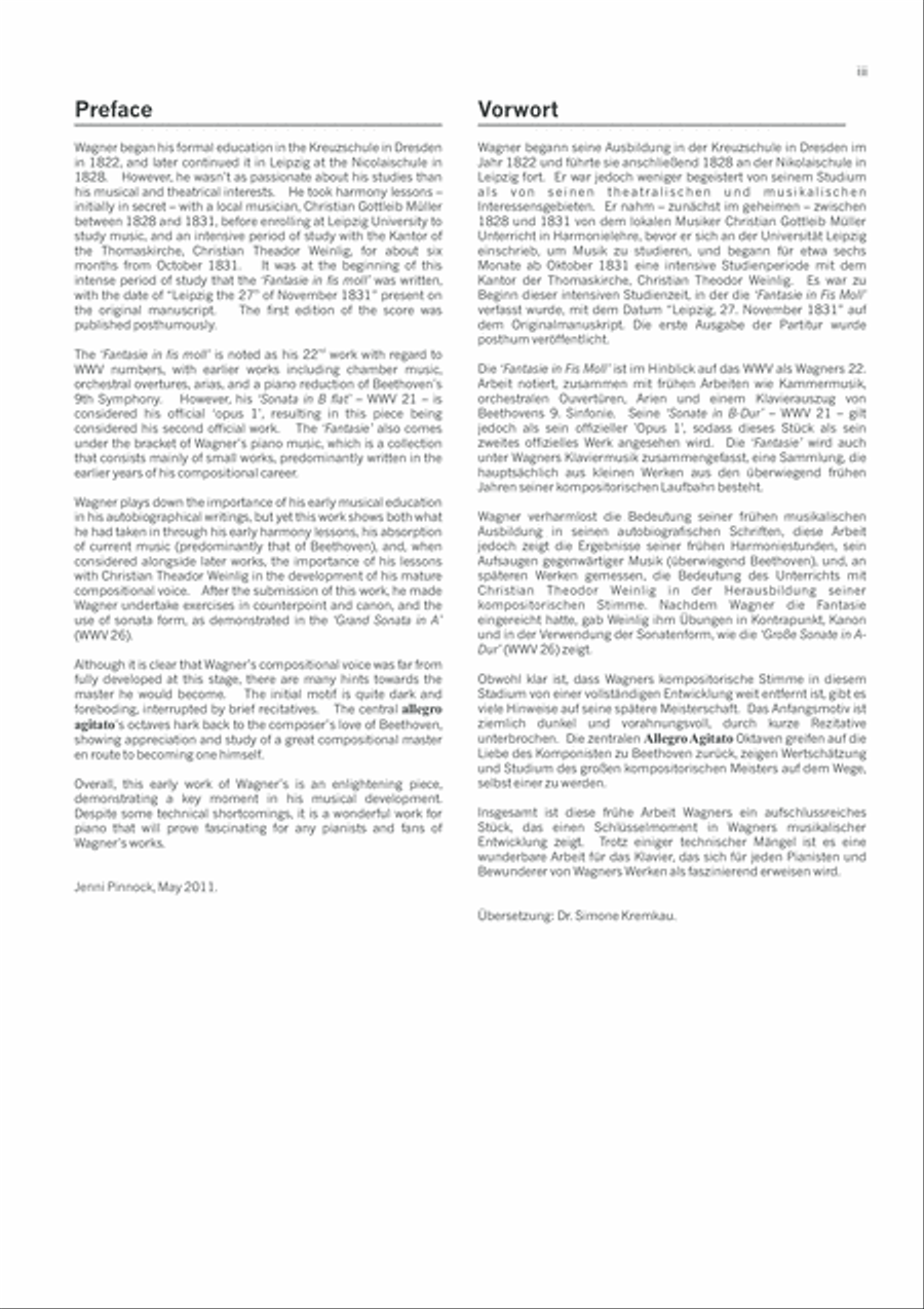 Fantasie in fis-moll Piano Solo scores gallery preview page 5