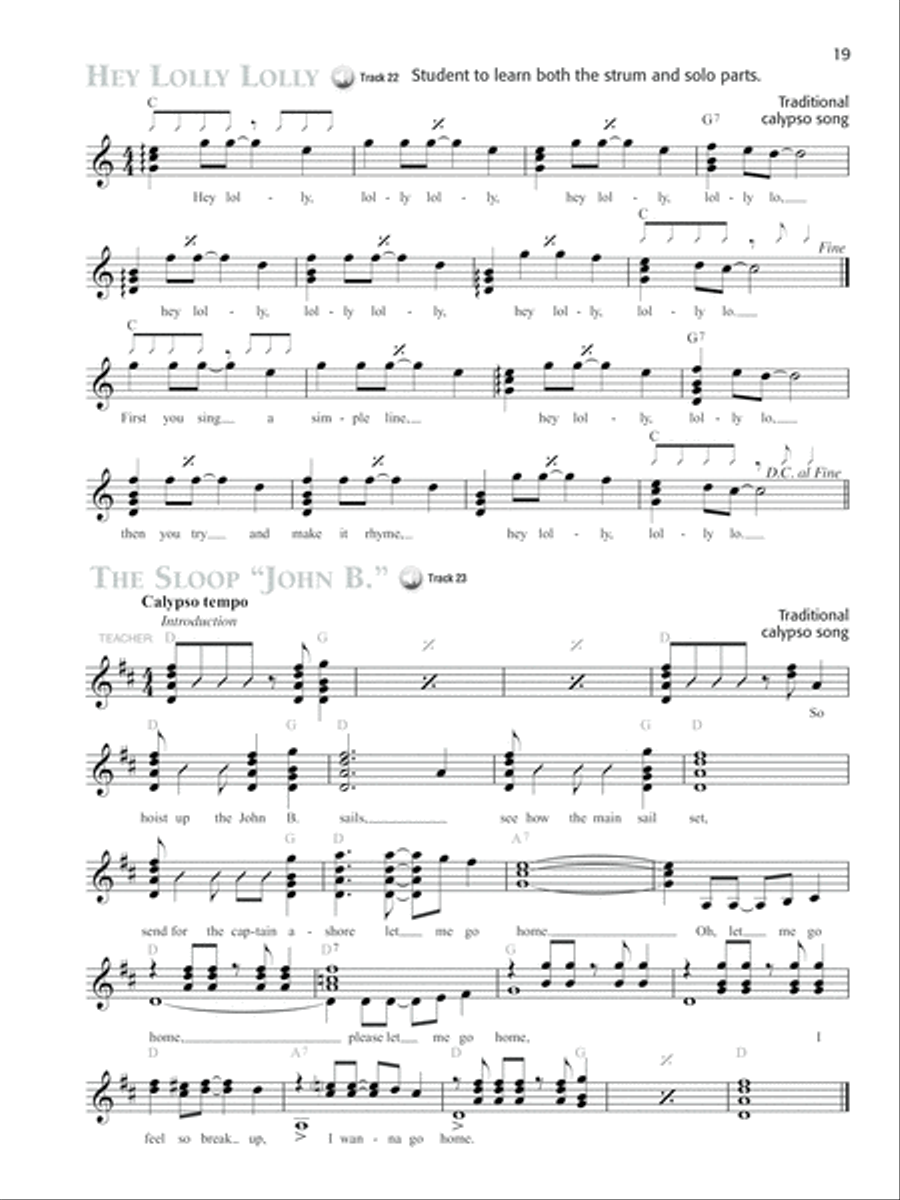 Alfred's Basic Guitar Method, Book 3 Easy Guitar scores gallery preview page 4