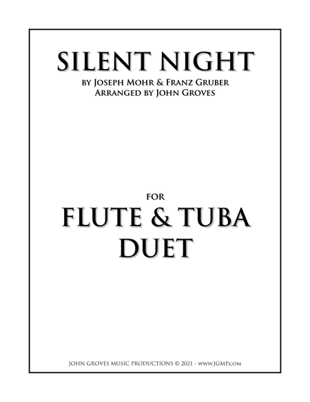 Silent Night - Flute & Tuba Duet image number null