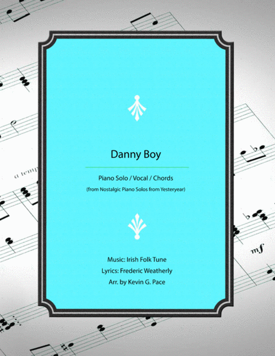 Danny Boy - nostalgic piano solo, with vocals and chords image number null