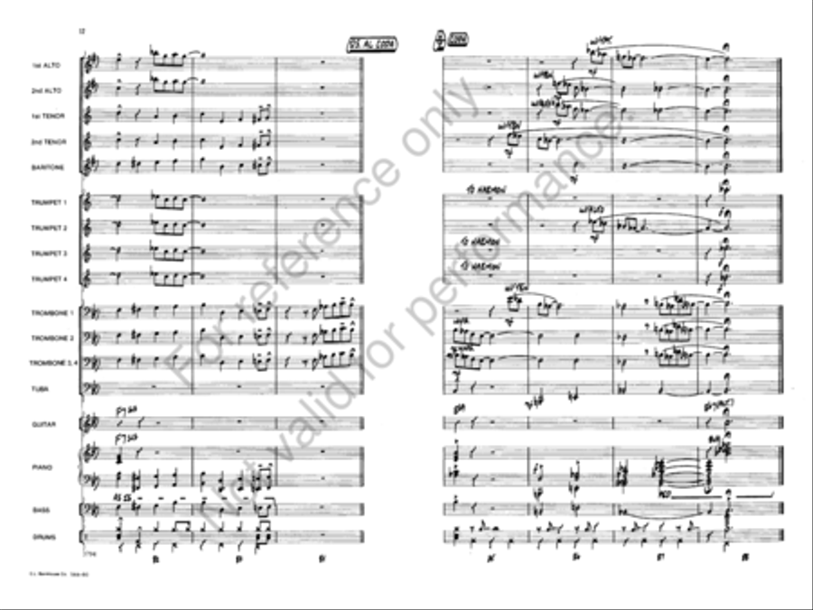 Blue Bones Blue Bones Jazz Ensemble scores gallery preview page 13
