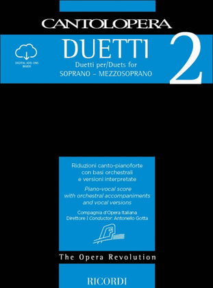 Book cover for Duets for Soprano/Mezzosoprano - Volume 2