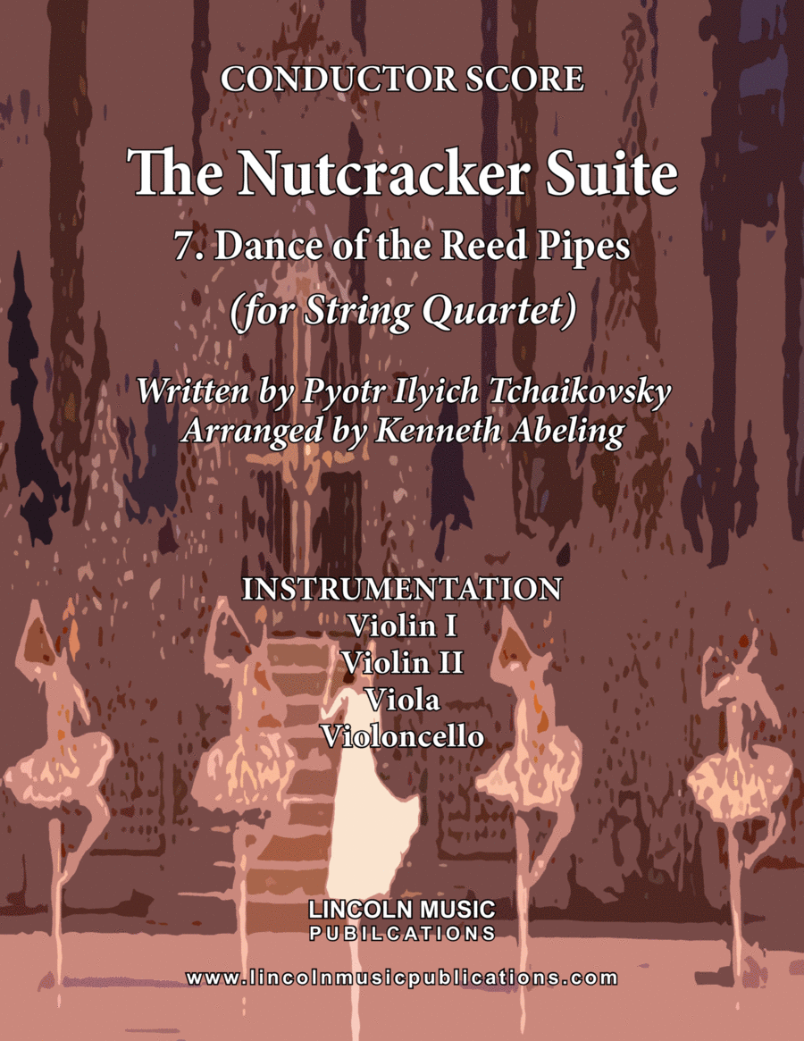 The Nutcracker Suite - 7. Dance of the Reed Flutes (for String Quartet) image number null