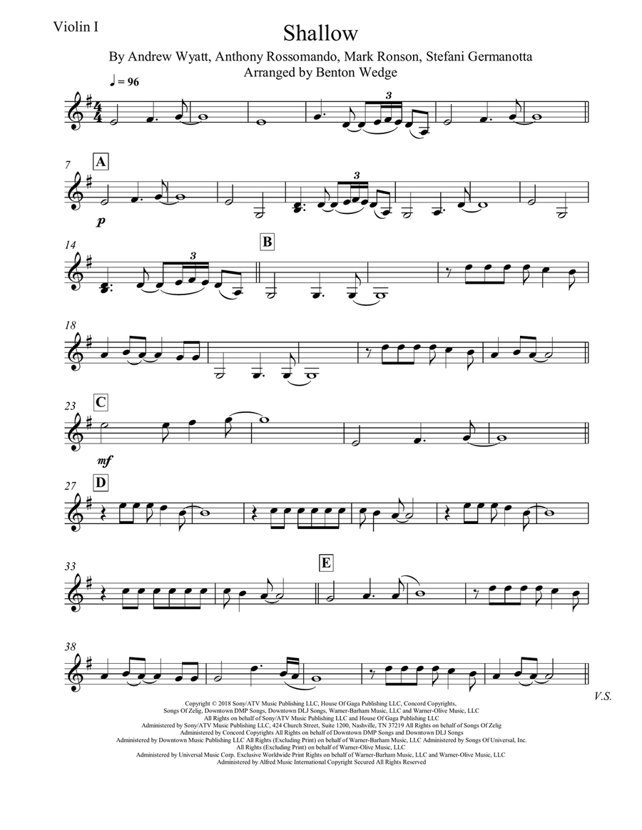 Shallow String Quartet scores gallery preview page 1