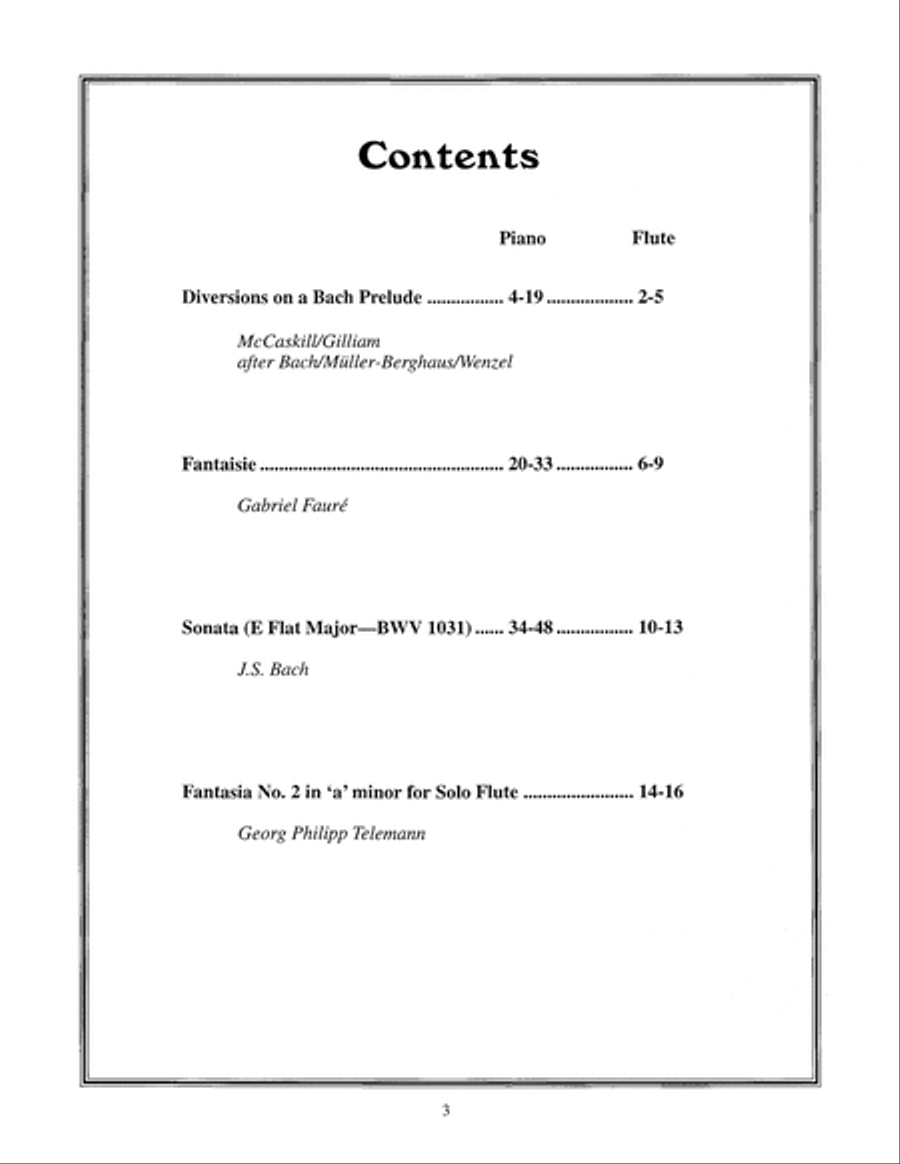 Solo Pieces for the Advanced Flutist Flute Solo scores gallery preview page 4