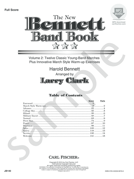 The New Bennett Band Book