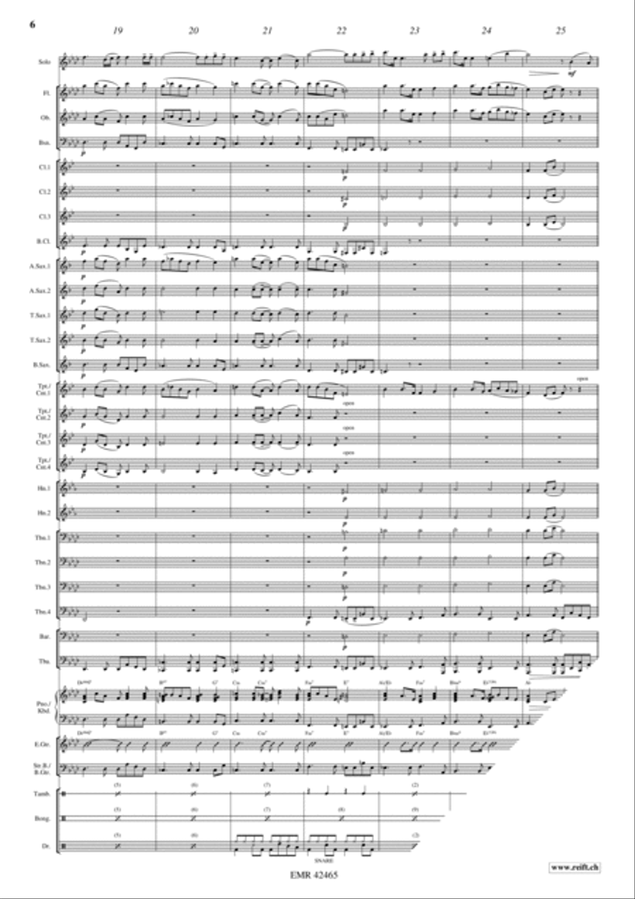 Love Begins Again Concert Band scores gallery preview page 8