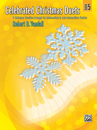 Book cover for Celebrated Christmas Duets, Book 5