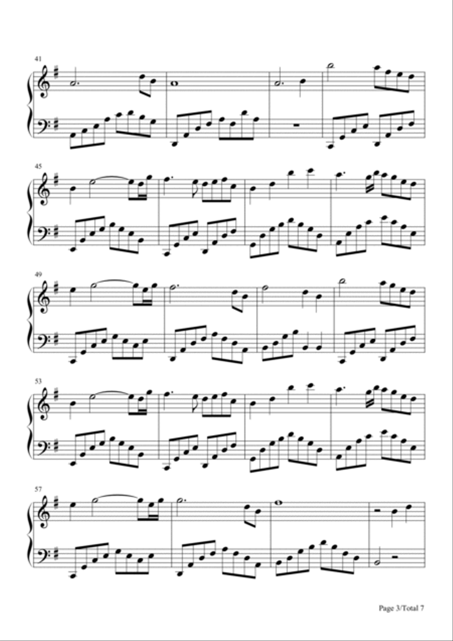 Nightingale Piano Solo scores gallery preview page 3