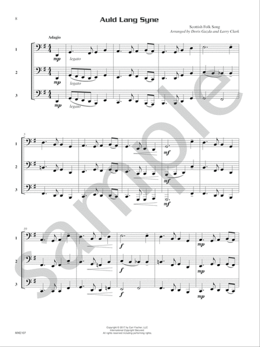 Compatible Trios for Christmas Tuba scores gallery preview page 7