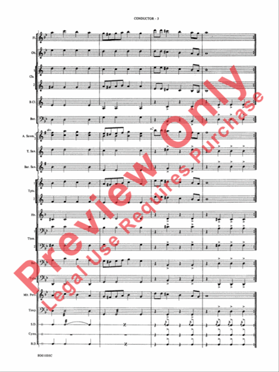 March Slav Concert Band scores gallery preview page 5