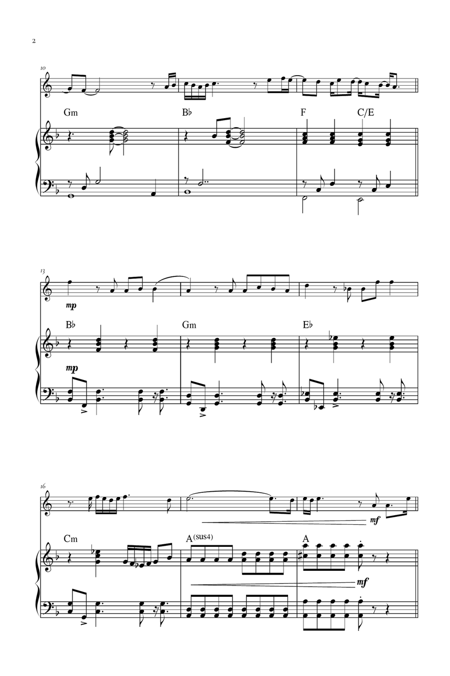 Beyond (End Credit Version) Piano scores gallery preview page 2