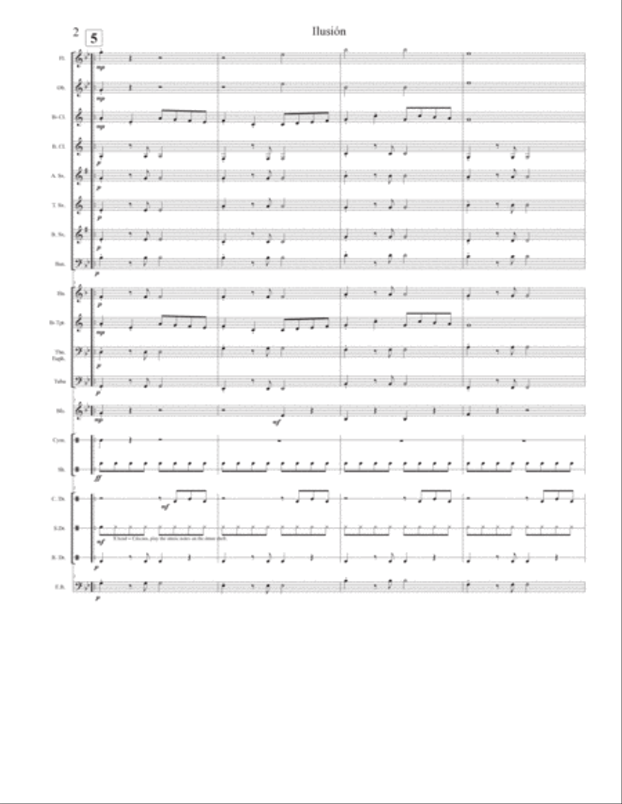 Ilusion For Concert Band