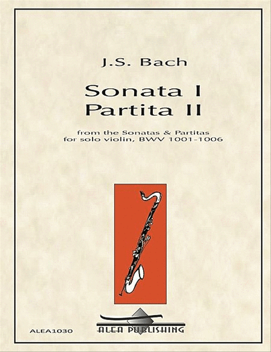 Sonata I/Partita II Bass Clarinet scores gallery preview page 1