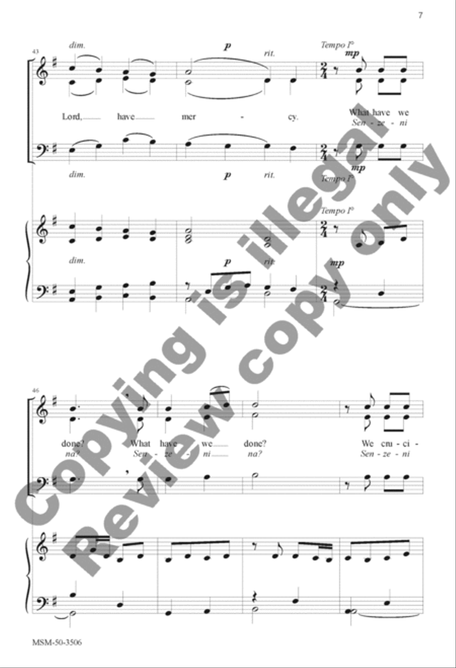 What Have We Done? (Senzeni na) 3-Part scores gallery preview page 17