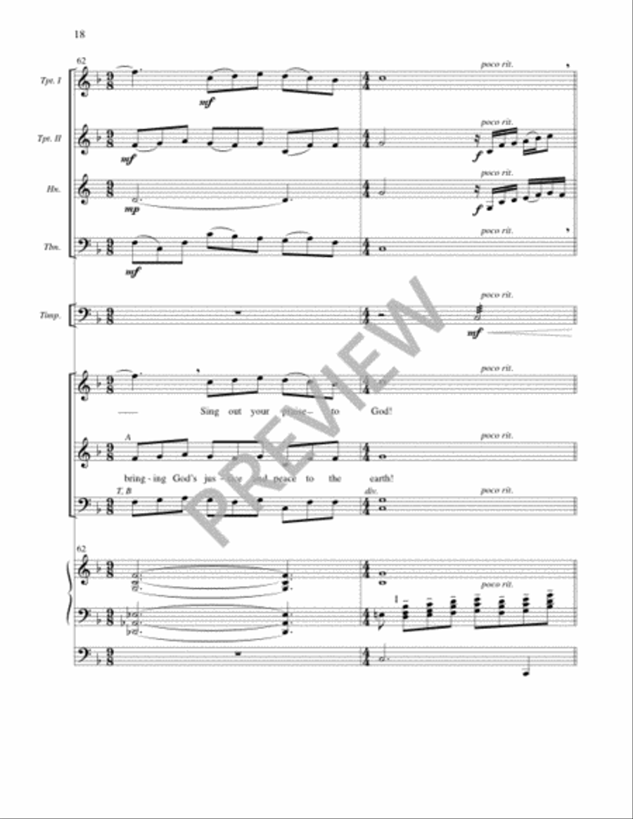 We Come Keeping Festival - Full Score and Parts 4-Part scores gallery preview page 18