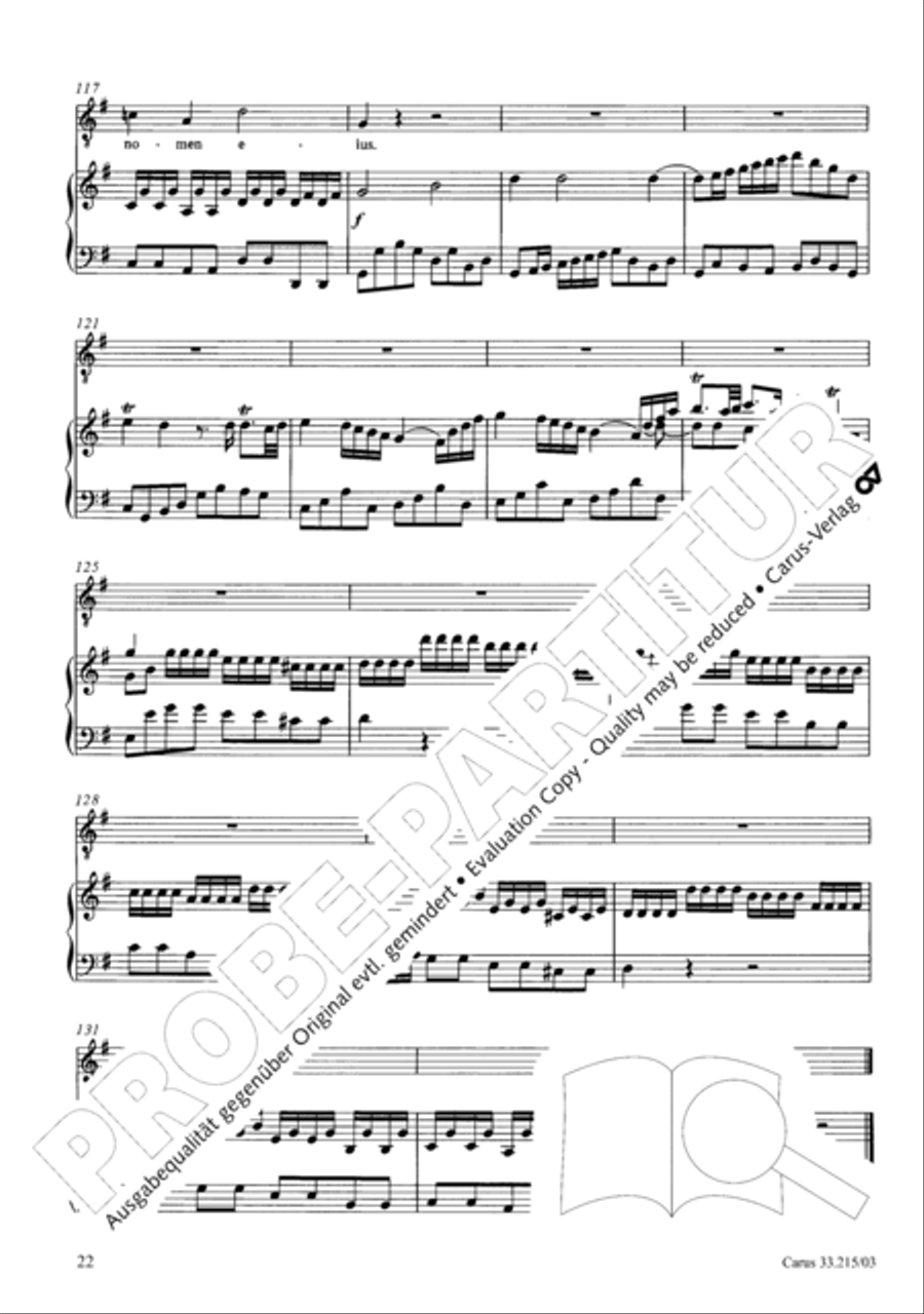 Magnificat Magnificat 4-Part scores gallery preview page 23