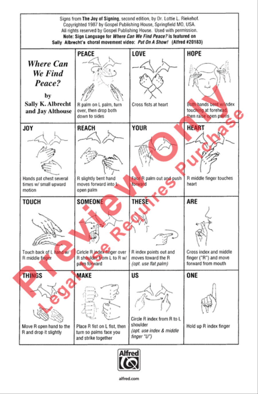Where Can We Find Peace? 2-Part scores gallery preview page 12